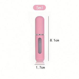 <b>Mini</b> Cute Travel-Sized 5Ml Aluminum Refillable Perfume Atomizer <b>Spray</b> <b>Bottle</b> With Custom Color for Personal Care - Product Image 5