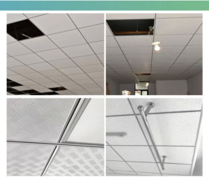 Pellicola in PVC Goffrato Impermeabile per Soffitti in Gesso 100g/90g, <span class=keywords><strong>Film</strong></span> Decorativo per Piastrelle da Soffitto - Product Image 5