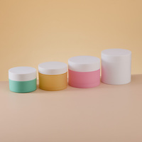 Pot en plastique à double paroi épaissi pour crème 100ML 200ML 300ML 400ml, contenant cosmétique pour crème visage, emballage en gros pour soins de la peau