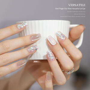 Esmalte de <span class=keywords><strong>Uñas</strong></span> Profesional para Salón de Belleza, 15 ml, Gel Brillante con Cuentas de Vidrio, 36 Colores, Set de Esmalte de <span class=keywords><strong>Uñas</strong></span> con Efecto Ojo de Gato - Product Image 3