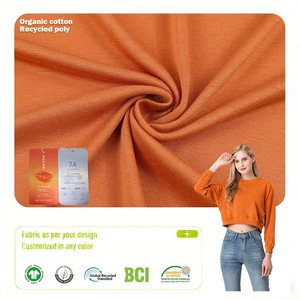 <span class=keywords><strong>Tissu</strong></span> tricoté <span class=keywords><strong>jersey</strong></span> simple ChaoPai 160 GSM, 50 % Tencel, 42 % <span class=keywords><strong>Viscose</strong></span> Menthe Poivrée, 8 % Spandex, résistant aux déchirures, pour vêtements de sport filles et garçons - Product Image 1