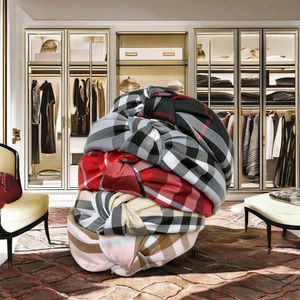 Finestyle Vintage estilo europeo americano Plaid diadema raya anudada diadema accesorios para mujeres niñas <span class=keywords><strong>JIRIS</strong></span> 18cm - Product Image 3