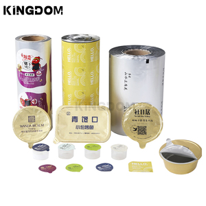 Rouleau de <span class=keywords><strong>film</strong></span> de thermoscellage personnalisé <span class=keywords><strong>film</strong></span> de couverture de gelée de yaourt de qualité alimentaire facile à déchirer <span class=keywords><strong>film</strong></span> d'étanchéité en feuille d'aluminium - Product Image 5