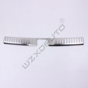 For Vitara Accessories 2016 2017 ABS <b>Chrome</b> Inner Rear Bumper Foot Plate 1 Pcs - Product Image 2