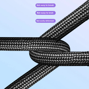 Nhà Máy Bán buôn tùy biến 5A pd100w Nylon Braid typ-c để Loại C phí LED hiển thị nhanh sạc cáp dữ liệu - Product Image 3