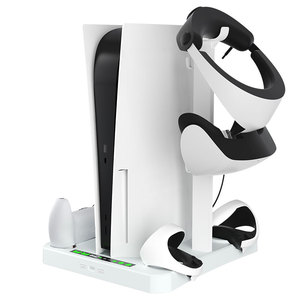 Base de Carga <span class=keywords><strong>para</strong></span> Controles <span class=keywords><strong>PS5</strong></span> VR2 con Soporte de Almacenamiento <span class=keywords><strong>para</strong></span> <span class=keywords><strong>Gafas</strong></span> <span class=keywords><strong>VR</strong></span> y Soporte de Refrigeración <span class=keywords><strong>para</strong></span> <span class=keywords><strong>PS5</strong></span>/<span class=keywords><strong>PS5</strong></span> Edición Digital - Product Image 5