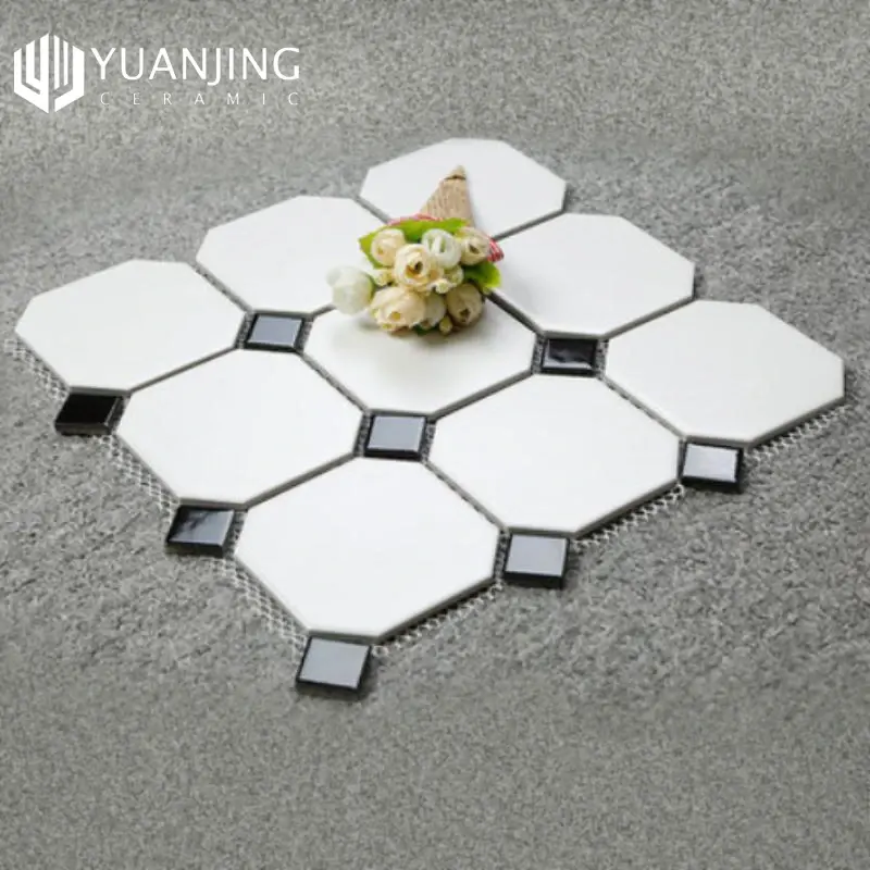 301x301mm Matte Mosaic Tiles Flooring Design Ceramic Porcelain Bricks Non Slip Bathroom Toilet Wall Bricks Mosaic Floor Tiles