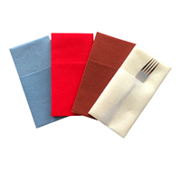 Couleur Airlaid Serviette Papier Lin Comme Couverts Serviettes De Poche Serviettes Personnalisées Avec Logo