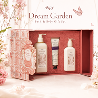 Coffret de Soins Corporels OEM ODM 3 pièces Thaw of Snow Fougère : Crème Mains 75g, Gel Douche 360g, Lotion 250g – Coffret Cadeau Parfumé de Luxe – Vente en Gros