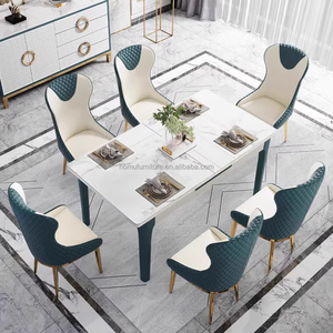 Sedia da Pranzo Moderna di Design Lussuoso con Struttura in Ferro e Rivestimento in Velluto per Sala da Pranzo - Design Durevole HOMU - Product Image 3