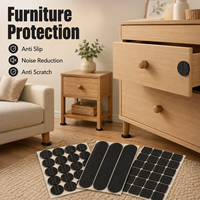 Patins en caoutchouc silicone autocollants antidérapants, protection de surface, découpe sur mesure, patins pour pieds de meubles, résistants aux ESD, certifiés ROHS