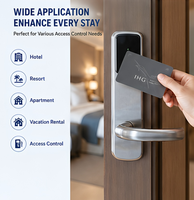 Cartes NFC PVC personnalisées pour contrôle d'accès hôtelier, puce NTAG216, étanches, 13,56 MHz, cartes-clés RFID pour l'hôtellerie
