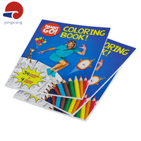 Livre de coloriage pour enfants adultes, impression personnalisée, livre d'éducation de haute qualité, impression couleur complète pour le dessin des enfants