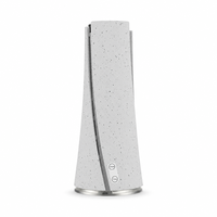 Diffuseur de parfum en résine à texture pierre, 100 ml, rechargeable 6000 mAh, autonomie 12h, pour 200-300 m³, sans fil, 7 niveaux, 3 minuteurs, de bureau, OEM, blanc