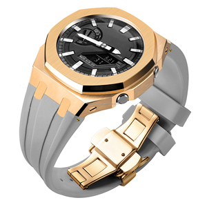 Accessoires en acier inoxydable Bracelet de luxe Troisième <span class=keywords><strong>g</strong></span>énération Montre Boîtier en métal <span class=keywords><strong>G</strong></span> <span class=keywords><strong>Shock</strong></span> Ga2100 <span class=keywords><strong>G</strong></span> <span class=keywords><strong>Shock</strong></span> Bracelet de montre pour <span class=keywords><strong>OAK</strong></span> Ga2100 - Product Image 2