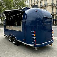 Remorque mobile de restauration commerciale pour événements extérieurs, chariot de concession alimentaire multifonctionnel, camion de restauration rapide