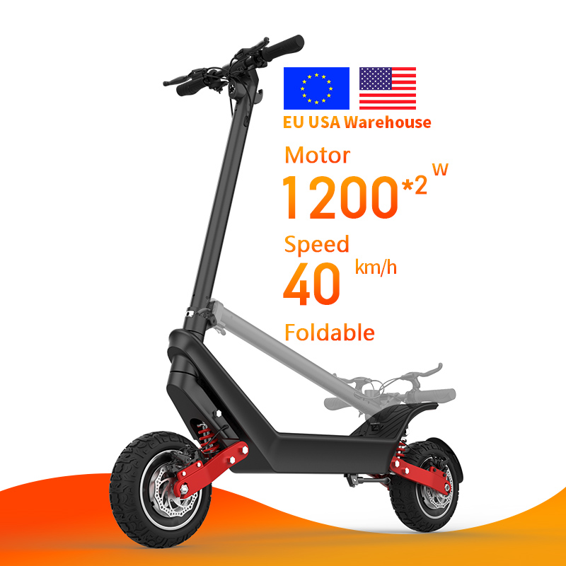 shop online x 10 electric scooter Non-slip and thickened tires