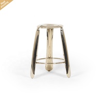 Nouvelle chaise design populaire 304 tabouret de bar en acier inoxydable chaise tabouret de bar en métal pour salon Club maison hôtel