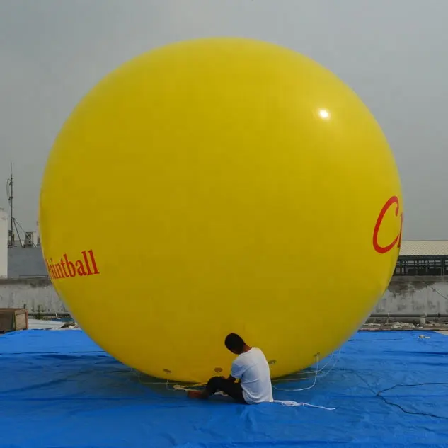 Custom lettering inflatable helium balloon, giant spherical balloon for advertising K7053