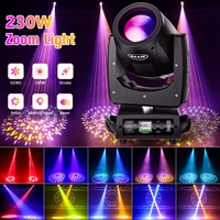 Projecteur à tête mobile 230W 7R à effet arc-en-ciel, contrôle DMX512, éclairage de scène, 24 prismes RGB 3-en-1, pour DJ et événements