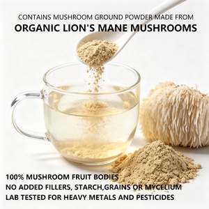 Extracto Puro de Hericium Erinaceus en Polvo a Granel para Marca Privada OEM, Polvo de Extracto Dual de Hongo Melena de León - Product Image 2