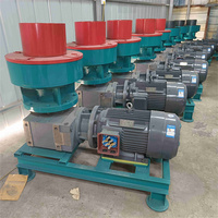 Machine à granulés de biomasse à matrice annulaire 500-800 kg/h 37 kW, moulin à granulés de combustible biomasse automatique pour pailles, branches et coques d'arachides