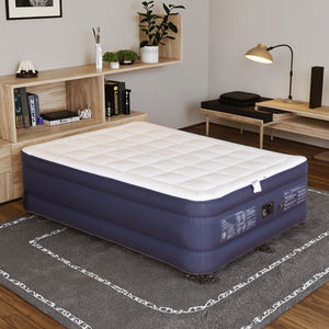 Kasur Angin Ukuran <span class=keywords><strong>Queen</strong></span> dengan Pompa Kecepatan Tinggi Terintegrasi, Kasur Angin Premium <span class=keywords><strong>Double</strong></span> <span class=keywords><strong>High</strong></span> Pillow Top untuk Tamu, Berkemah & Rumah - Product Image 1