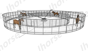 Valla de empuje de varilla a prueba de impactos para caballos ligera de conducción directa - Product Image 3