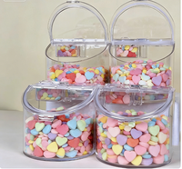 ECOBOX Conteneur en plastique hermétique pour fruits secs, biscuits, bonbons, gommes, confiseries, et autres aliments en vrac