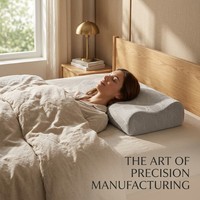 Oreiller ergonomique pour le sommeil, fabriqué en usine, soulagement de la pression, support ergonomique pour moules personnalisés