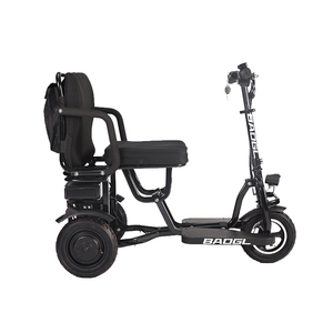 Tricycle Scooter Électrique Léger pour Personnes Âgées avec Cadre en Aluminium, Batterie au Lithium et Écran LCD pour Sports de Plein Air - Product Image 1