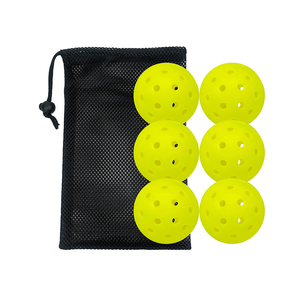 Equipo de Pickleball de Inyección Multicolor, Paquete de 6, 40 Orificios, Pelota de 2.9 Pulgadas para Exteriores - Product Image 1