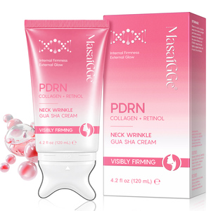 마사이지 콜라겐 구아샤 크림 내장 마사지기 볼루필린 5% 탄력 피부 미백 PDRN 콜라겐 구아샤 목 주름 크림 - Product Image 1