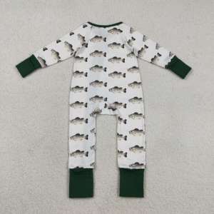 GSPO2110 RTS Venta al por mayor Conjunto de ropa infantil de verano con bordado de conejito de Pascua en camuflaje verde para niña pequeña, conjunto de ropa infantil de manga corta - Product Image 5