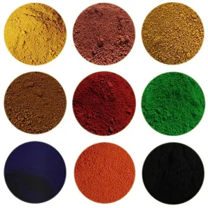 Pigmento do óxido de ferro da fábrica da china para o pigmento colorido das tijolos tintura de concreto azul 27 cas 12240-15-2