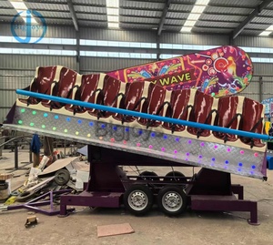 <span class=keywords><strong>Prix</strong></span> direct usine : Manège portable de fête foraine, Crazy Wave Mini Miami Trip, monté sur remorque, certifié CE, 11KW - Product Image 4
