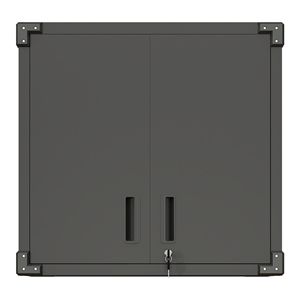 DB <b>Metal</b> Wall-Mounted Tool Storage Cabinet 2 Locking Doors 1 Adjustable <b>Shelf</b> 1 Open Drawer for Garage Workshops OEM Supported - Product Image 1