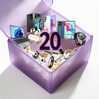 Lot de 20 gadgets électroniques avancés en vrac : Boîte mystère 5G, smartphone, tablette, haut-parleur - Prix de gros