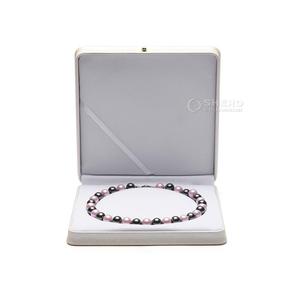 Luxury PU Leather Jewellery <b>Boxes</b> Custom Logo Gold <b>Ring</b> Bracelet Necklace <b>Gift</b> Black Velvet Pendant <b>Ring</b> Set Jewelry Package - Product Image 4