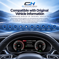 Pour Audi Q2 A3 TT A4L A6L A7 Q5 10.9/12.3'' Écran LCD numérique du tableau de bord, mise à niveau du tableau de bord avec CarPlay et Android Auto