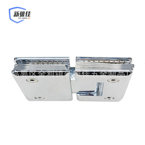 Xin Xiong Jia 180 Degree Copper Glass Door <b>Hinge</b> Bright Finish For Bathroom Shower Door - Product Image 1