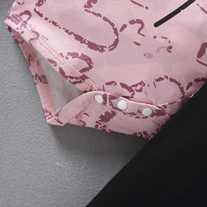 Ropa de Invierno para Bebés, Conjuntos de Romper Casuales de Algodón para Niñas con Pantalones Negros de China - Product Image 4