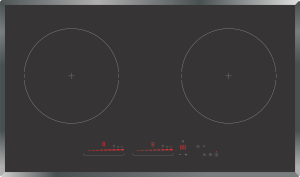 Table de cuisson à induction encastrable programmable à deux brûleurs - Product Image 4