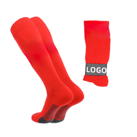 Chaussettes hautes de football aux genoux de couleur personnalisée Chaussettes de compression à rayures extensibles Chaussettes de sport pour le baseball et le football