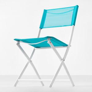 Estilo moderno al aire libre plegable malla Metal <span class=keywords><strong>Bistro</strong></span> sillas barato italiano europeo comedor restaurante jardín conjunto para dormitorio escuela - Product Image 4