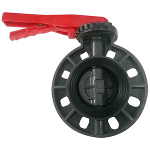 Cina Guangzhou rifornimento della fabbrica UPVC <span class=keywords><strong>irrigazione</strong></span> <span class=keywords><strong>valvola</strong></span> UPVC wafer <span class=keywords><strong>valvola</strong></span> a farfalla - Product Image 2