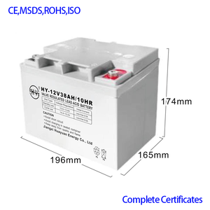 بطارية الرصاص الحمضية التخصيص 12V-38Ah عالية الأداء صمام دورة حياة طويلة-تنظيم - Product Image 3