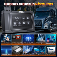 Escáner OBD2 para Camiones ANCEL HD3200 PRO12V24V, Herramienta de Diagnóstico para Vehículos Pesados Diésel, Escaneo de Todos los Sistemas, Regeneración DPF, Reinicio de Aceite, Actualización Gratuita