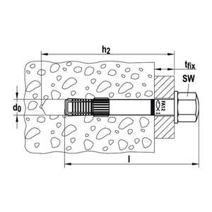 FISCHER - 500516 Metal <b>anchor</b> FA - EAN 8001132005163 <b>ANCHORS</b> MECHANICAL <b>ANCHORS</b> - Product Image 4