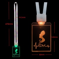 LED-Leuchtband Acryl-Namensschild mit Individuellem Logo Austauschbare Batterie Geeignet für Sportveranstaltungen Ausstellungen und Partys